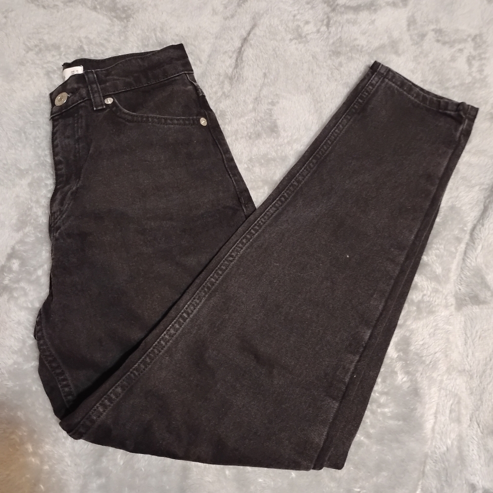 MNG Denim Black Jeans Mom Fit